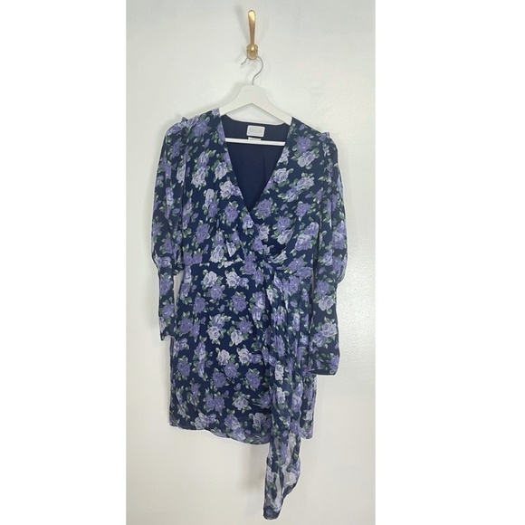 SAYLOR Merritt Floral Long Sleeve Minidress in Multi Size Small - Picture 3 of 10